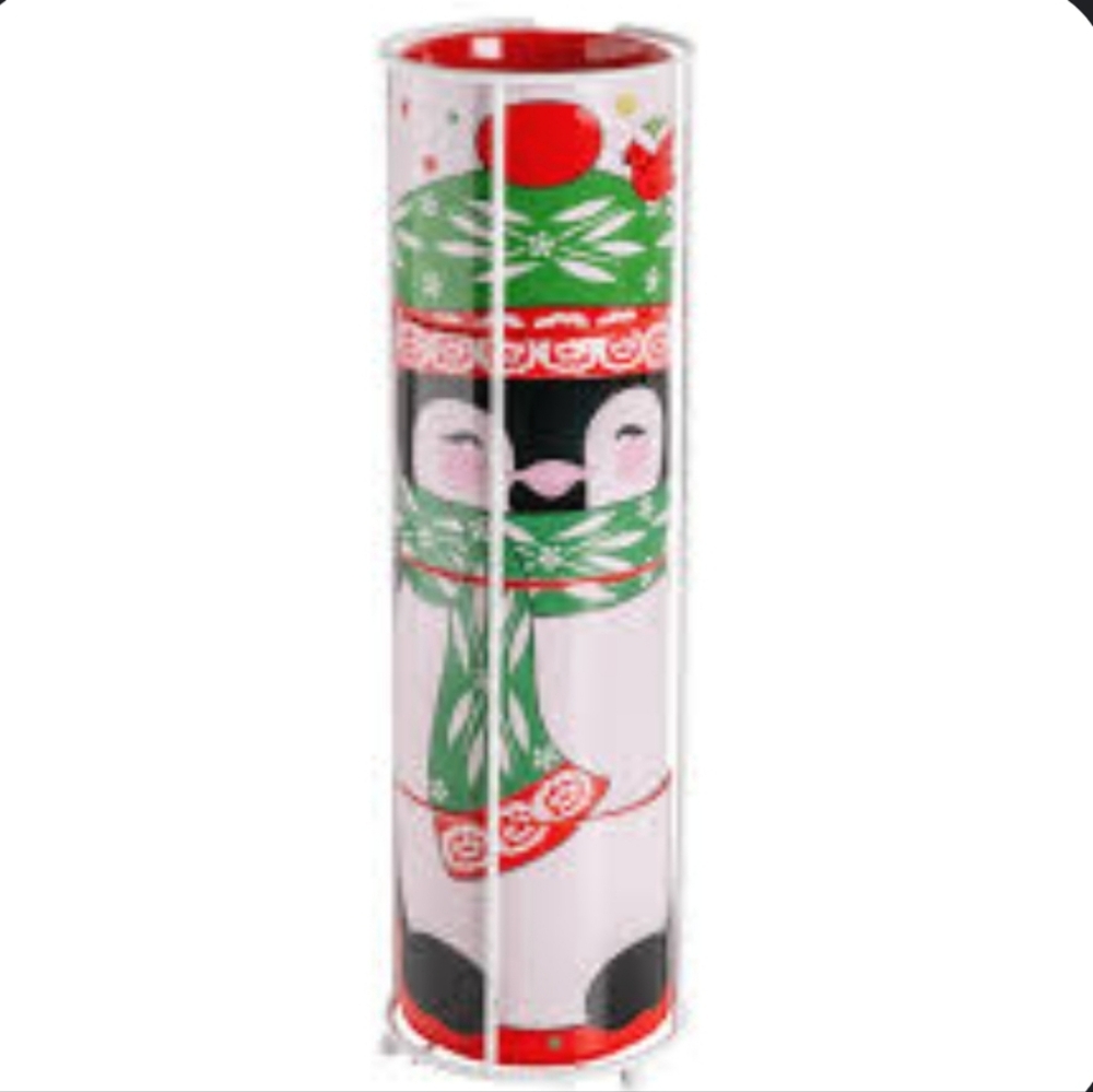 Temptations Red Penguin Stacking Mug Set With Holder
